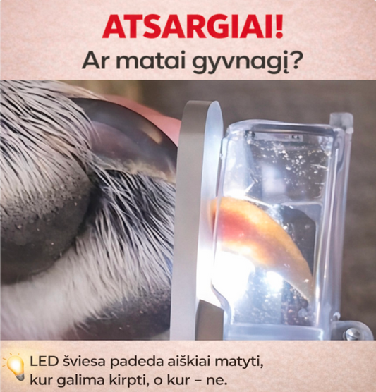 PawTrim™ LED Technologijos Nagų Žirklutės
