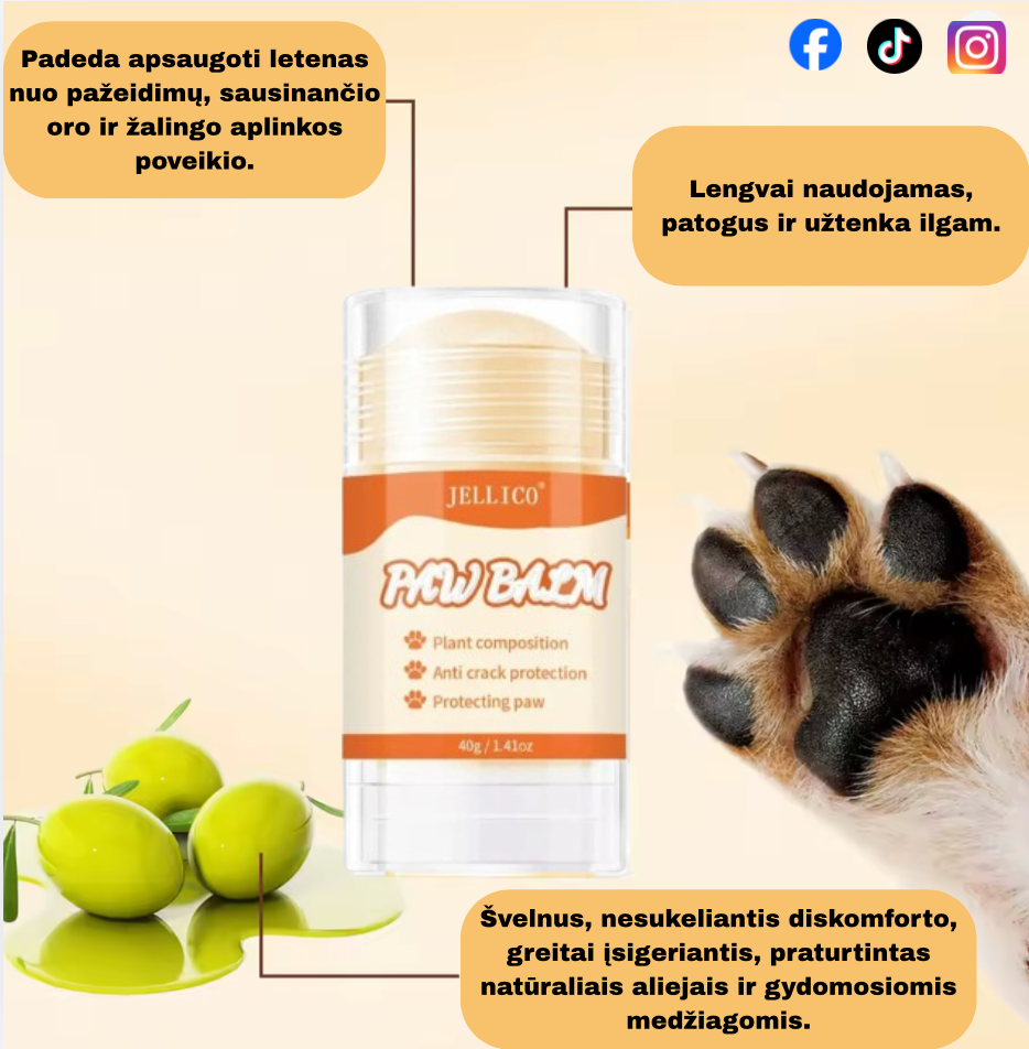 Pieštukas – Vazelinas Augintinio Nosytei ir Pėdutėms